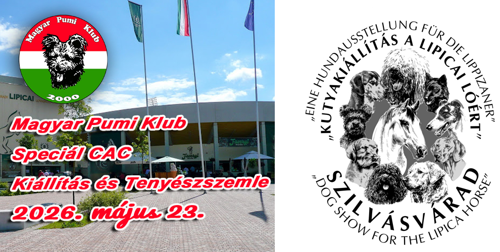 Speciál CAC Kiállítás és Tenyészszemle Szilvásvárad CACIB Kiállításon